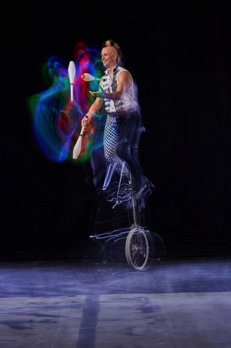 Rob Unicycles LED Rainbow Clubs